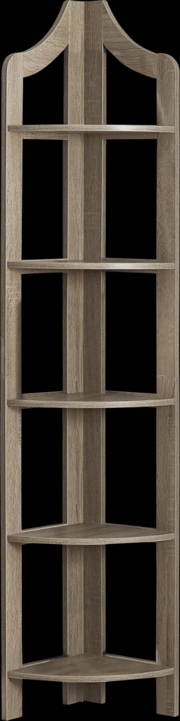 Tinita Taupe Bookcase - Thumbnail - Image 1