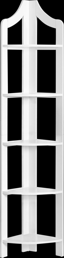 Tinita White Bookcase - Thumbnail - Image 1