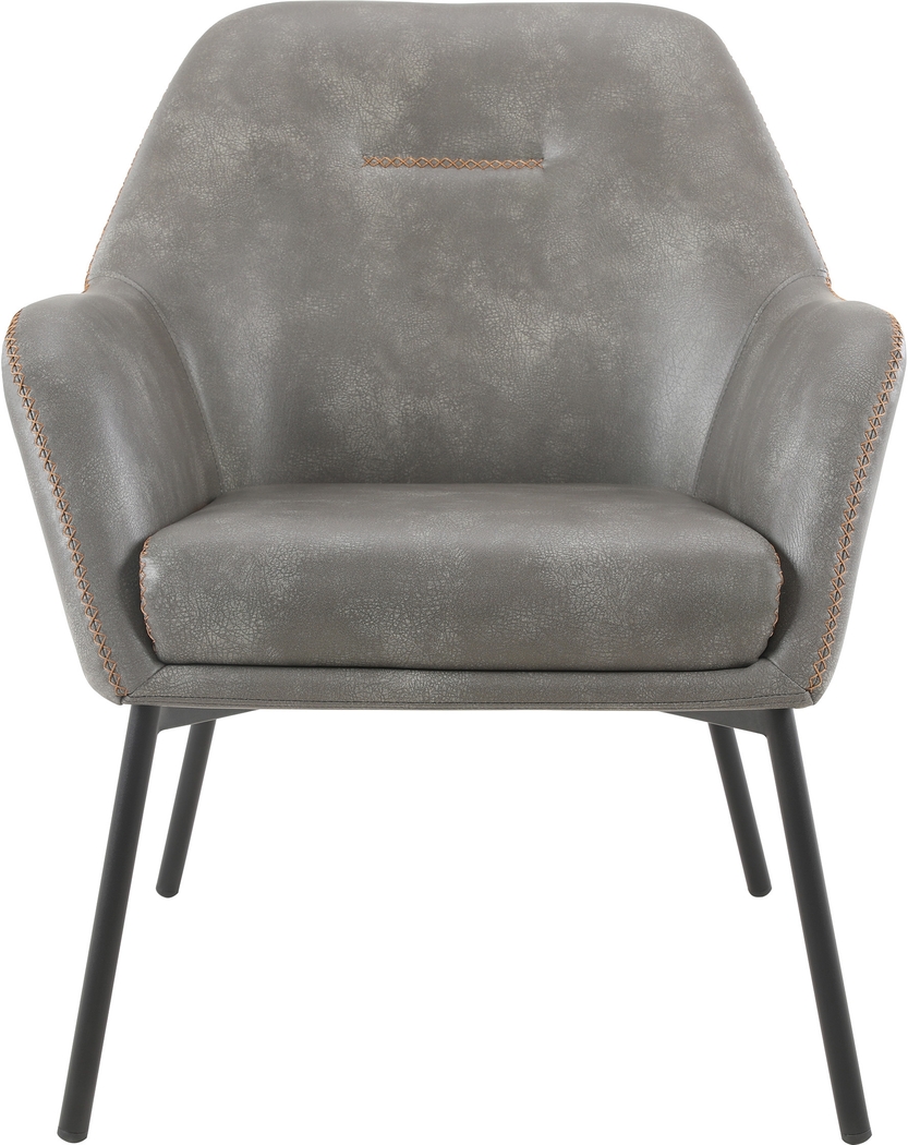 Tinmonth Gray Accent Chair - Thumbnail - Image 3