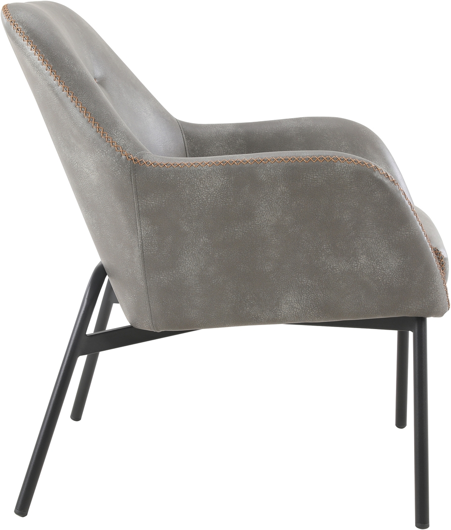 Tinmonth Gray Accent Chair - Thumbnail - Image 4