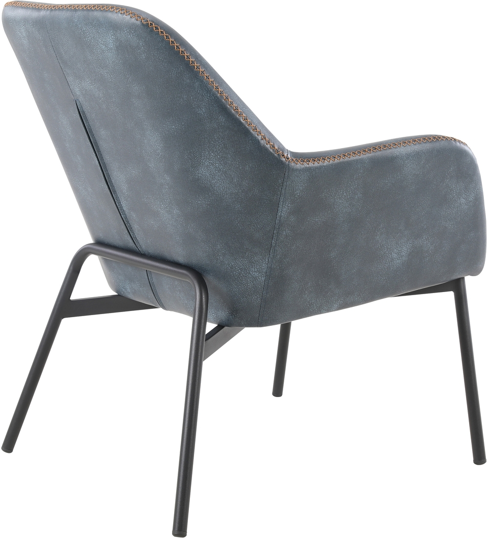Tinmonth Navy Accent Chair - Thumbnail - Image 2