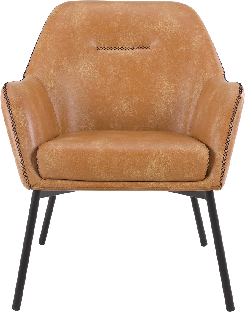Tinmonth Tan Accent Chair - Thumbnail - Image 3