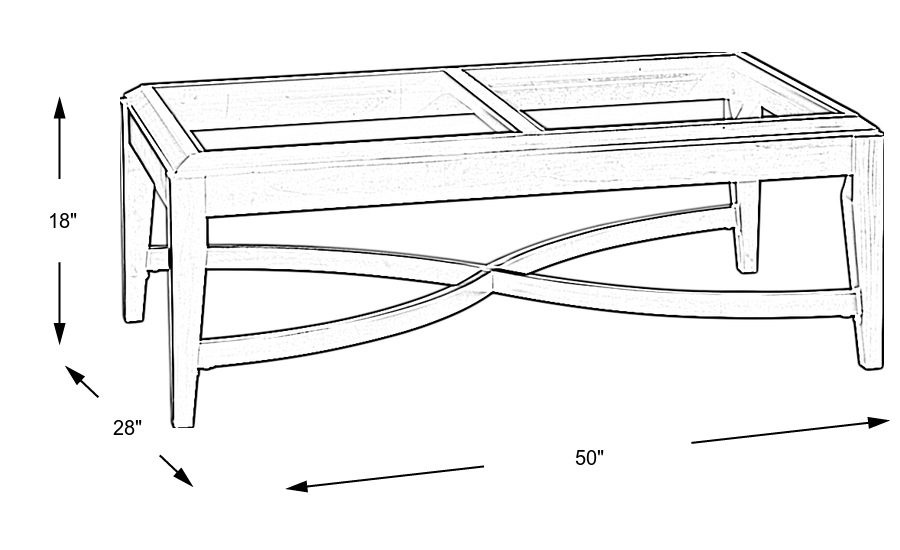 Dimension Image. Please refer to the Dimension Tab on this page for dimension details.
