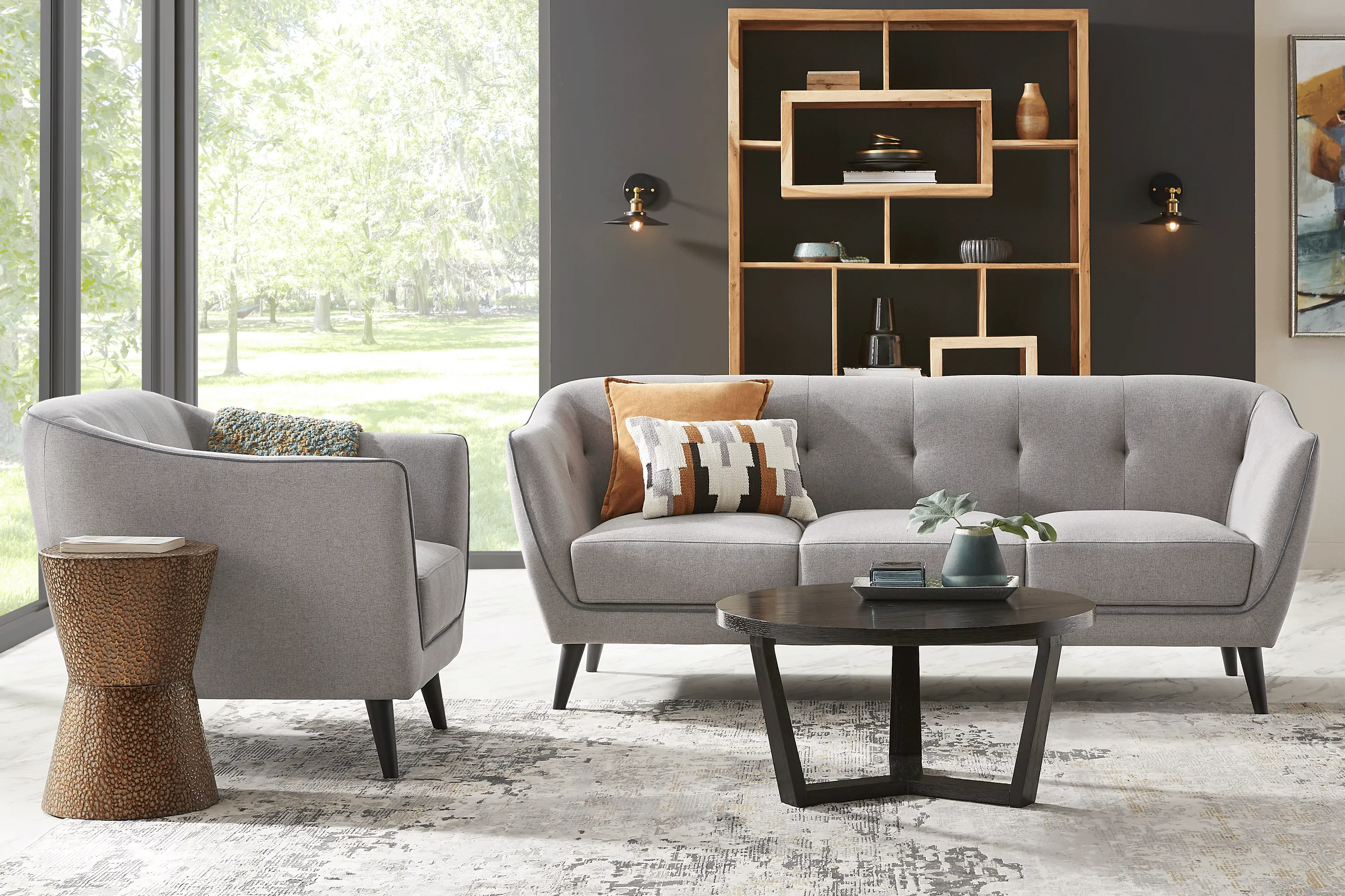 Tinsley Park Gray 2 Pc Living Room - Thumbnail - Image 1