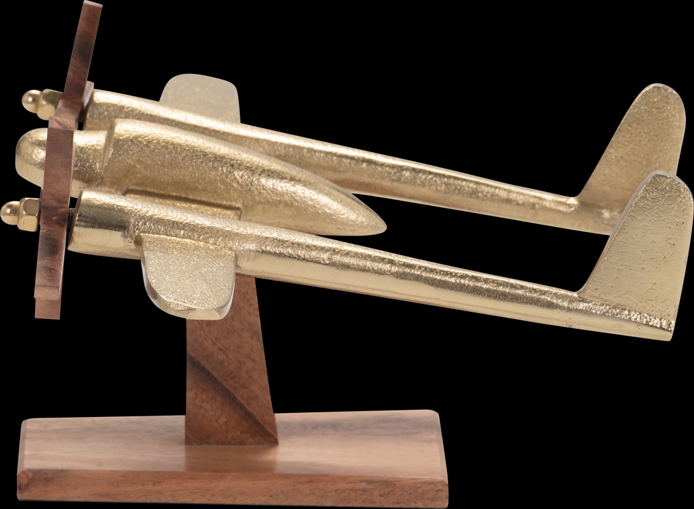 Tipperary Gold Airplane Sculpture, Set of 2 - Thumbnail - Image 3