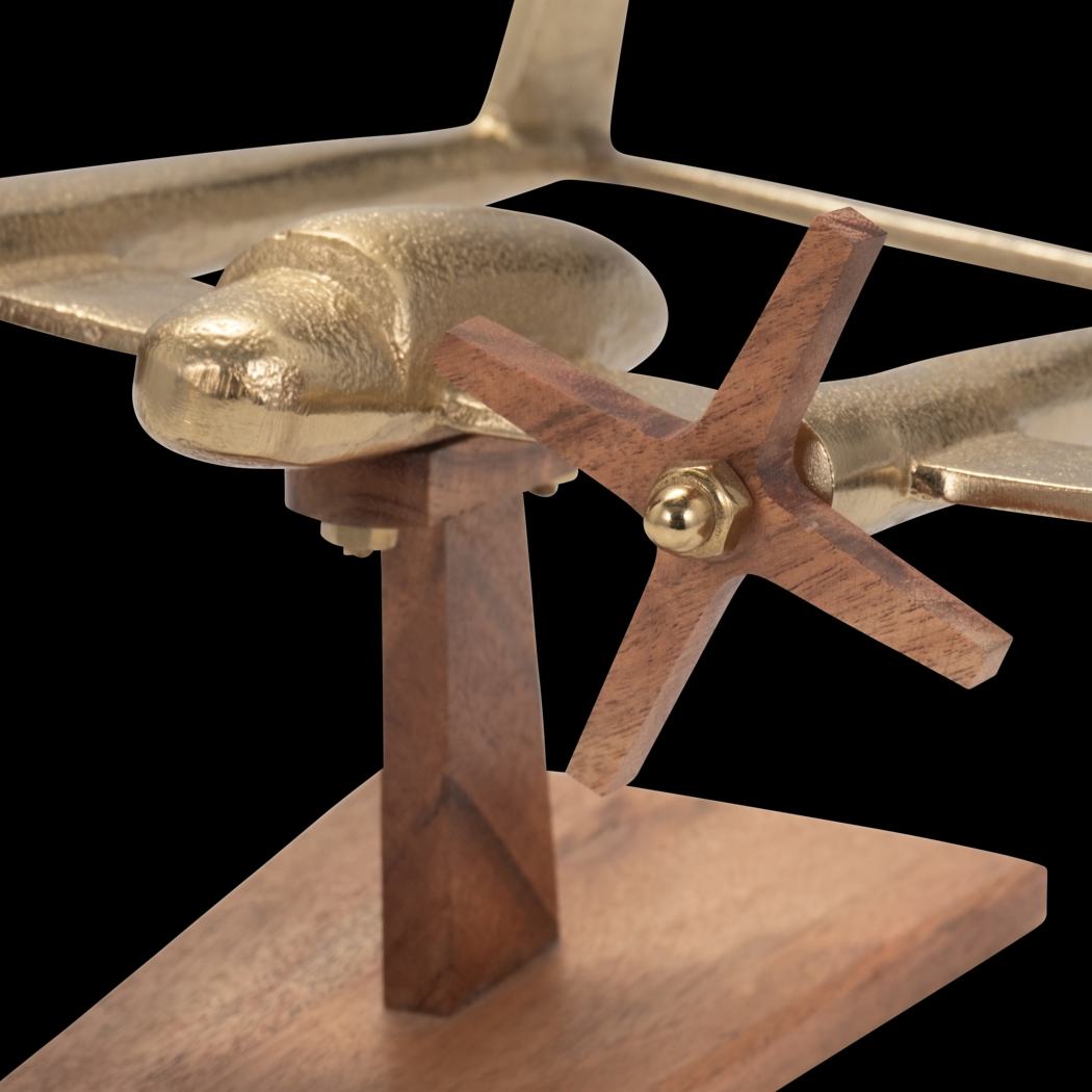 Tipperary Gold Airplane Sculpture, Set of 2 - Thumbnail - Image 8