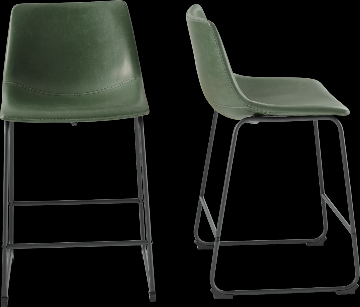 Tipperlinn Green Counter Height Stool, Set of 2 - Thumbnail - Image 2
