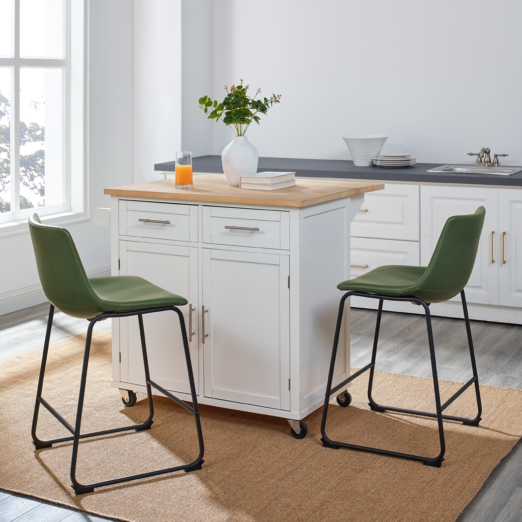 Tipperlinn Green Counter Height Stool, Set of 2 - Thumbnail - Image 4