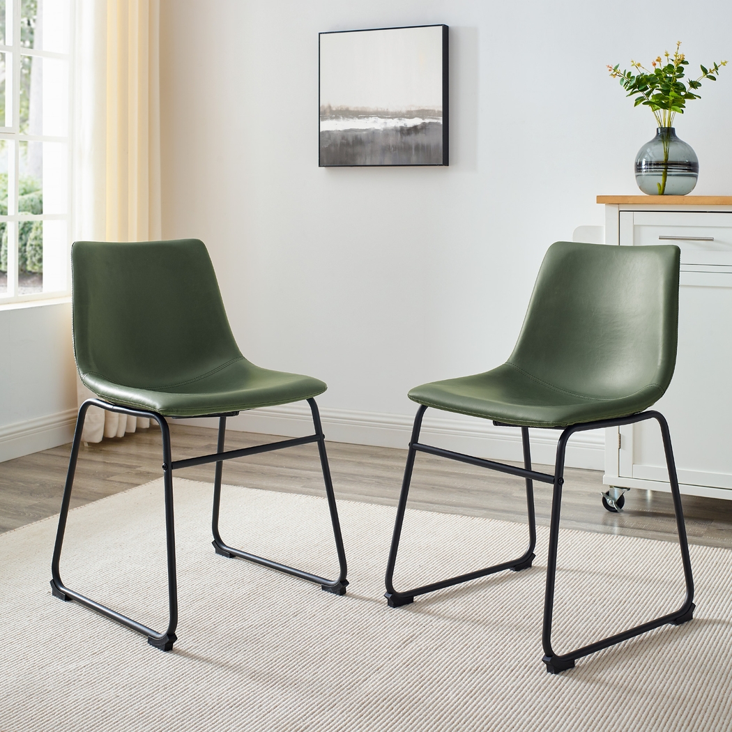 Tipperlinn Green Side Chair, Set of 2 - Thumbnail - Image 4