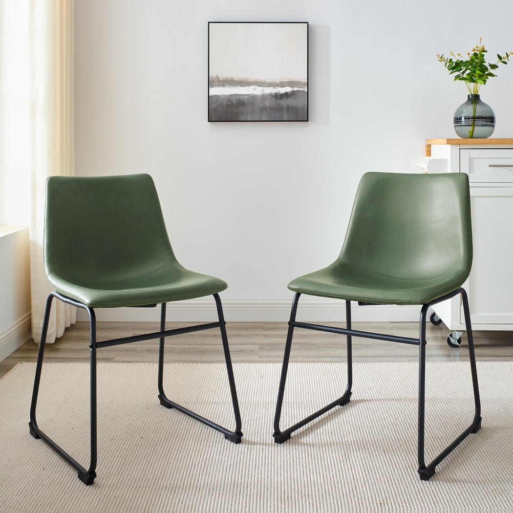 Tipperlinn Green Side Chair, Set of 2 - Thumbnail - Image 5