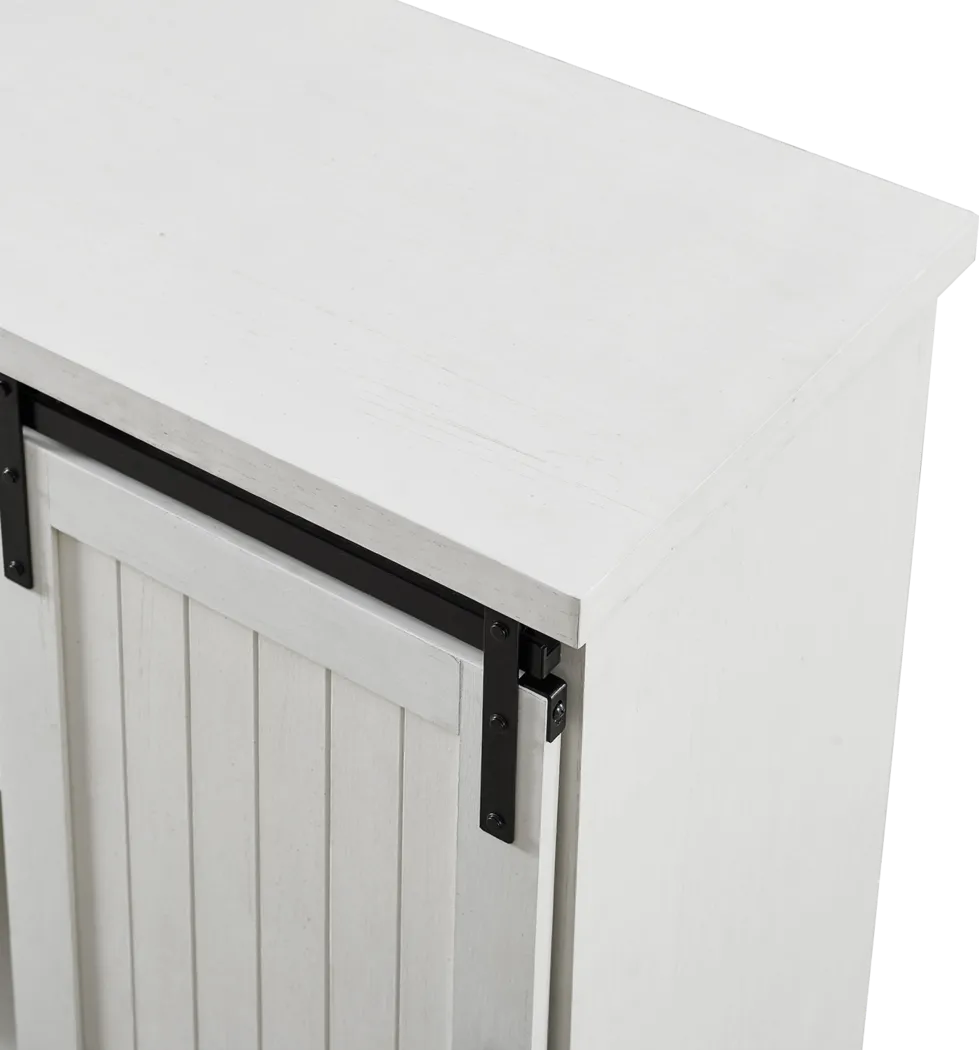Tirling White Accent Cabinet - Thumbnail - Image 3