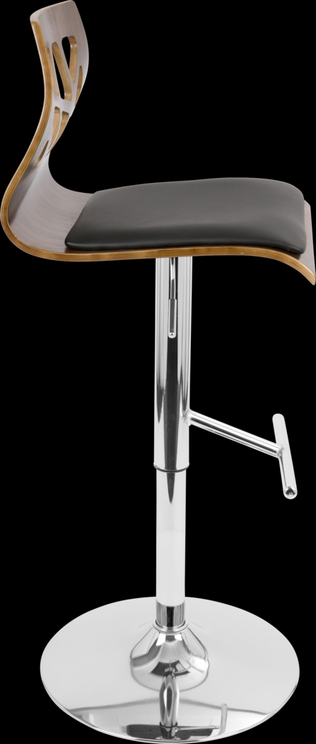 Tirrill Black Adjustable Barstool, Set of 2 - Thumbnail - Image 8