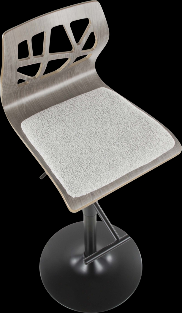 Tirrill Gray Adjustable Barstool, Set of 2 - Thumbnail - Image 11