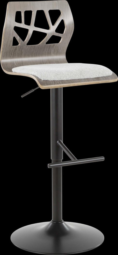 Tirrill Gray Adjustable Barstool, Set of 2 - Thumbnail - Image 4