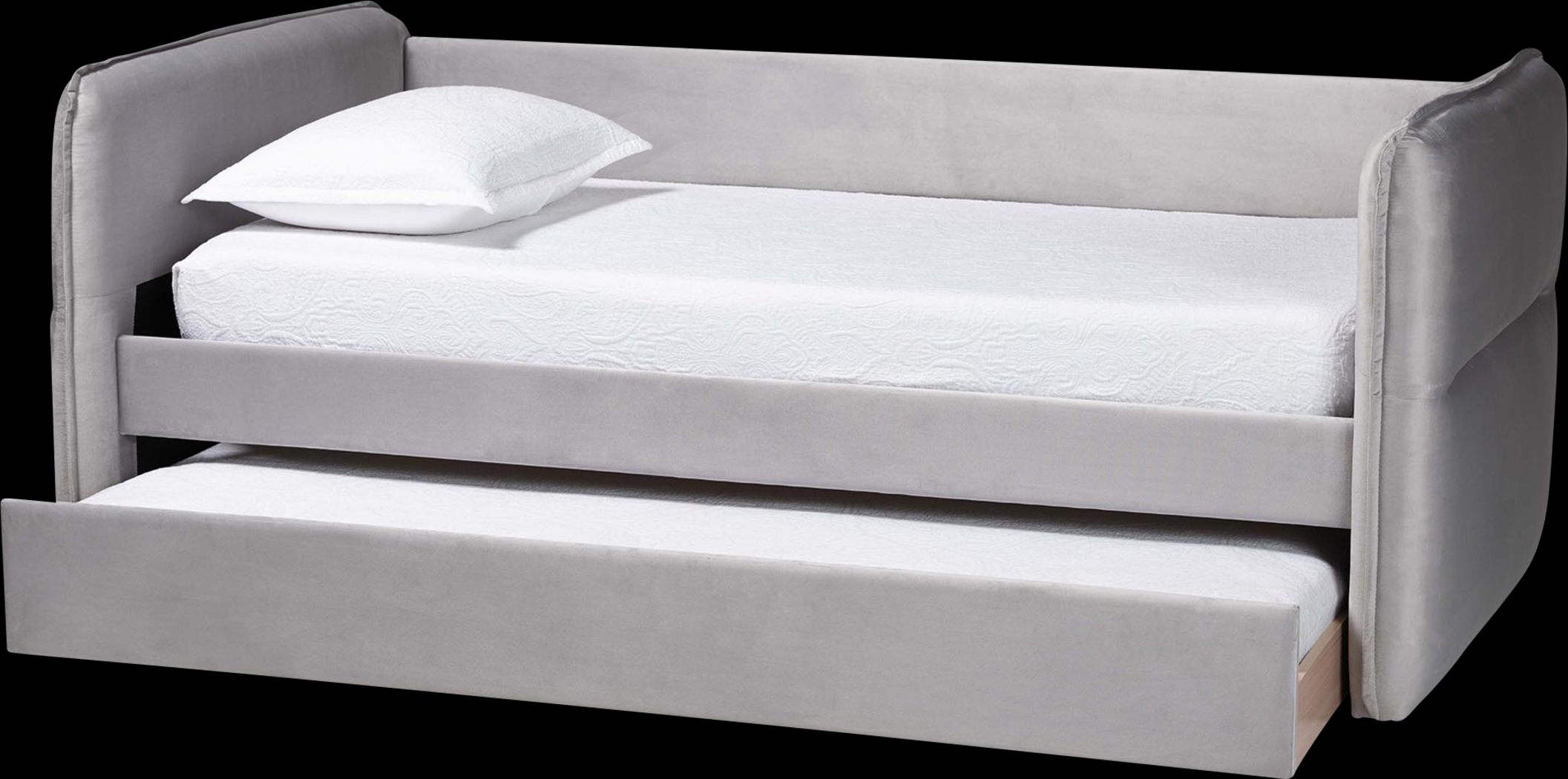 Tisdaley Light Gray Twin Daybed with Trundle - Thumbnail - Image 6