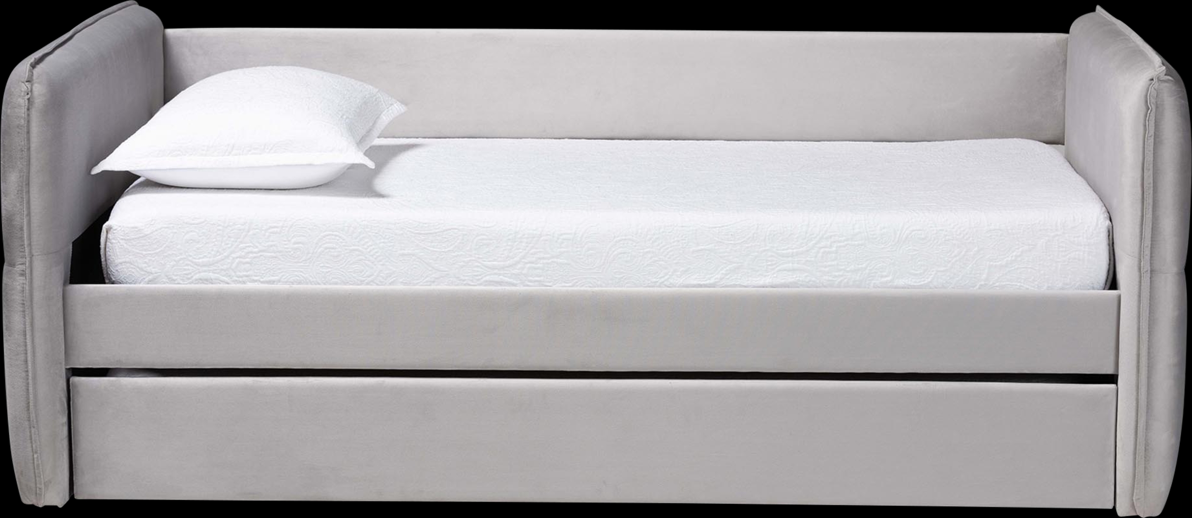 Tisdaley Light Gray Twin Daybed with Trundle - Thumbnail - Image 7