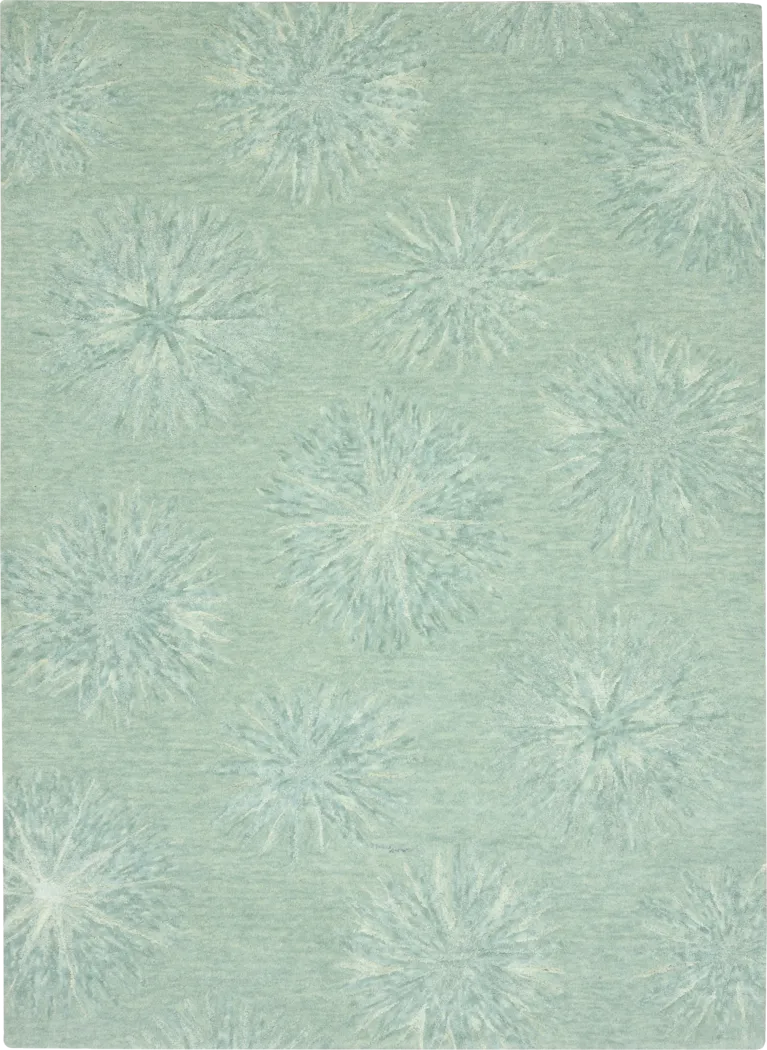 Tishamingo Turqouise 7'6 x 9'6 Rug - Thumbnail - Image 1