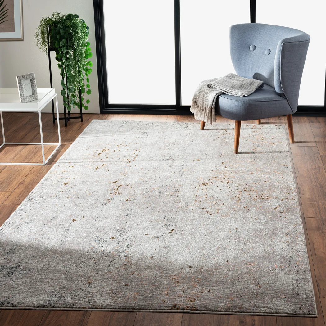 Tispar Gray/Multi 7'9 x 9'6 Rug - Thumbnail - Image 2