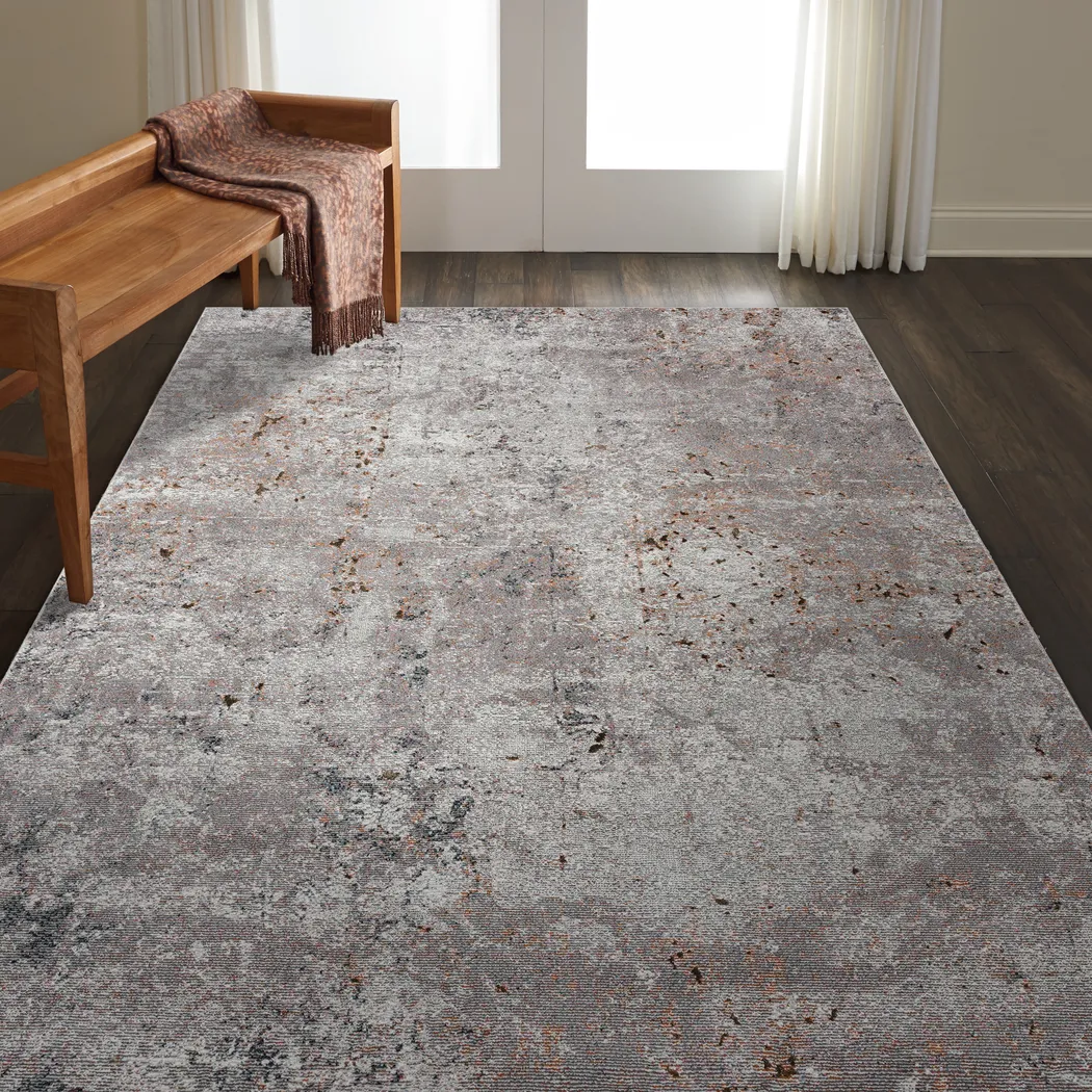 Tispar Gray/Multi 7'9 x 9'6 Rug - Thumbnail - Image 3