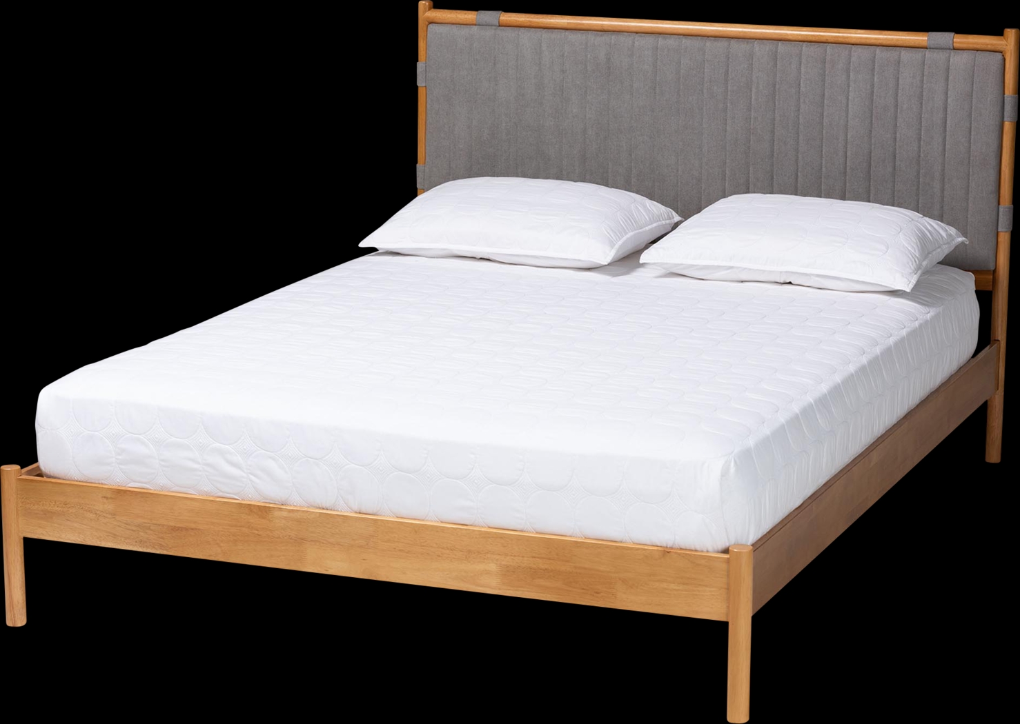 Tithelo Brown Queen Bed - Thumbnail - Image 1