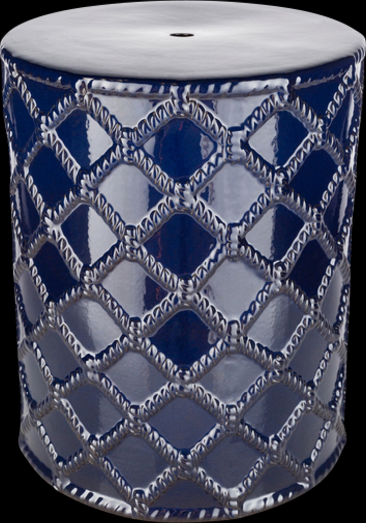 Tlali Navy Outdoor Stool - Thumbnail - Image 1