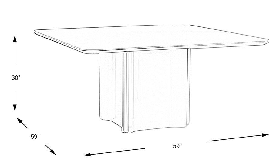 Dimension Image. Please refer to the Dimension Tab on this page for dimension details.