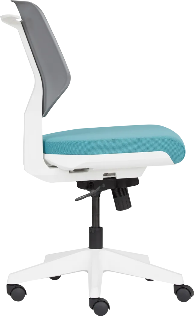 Tobie Teal Office Chair - Thumbnail - Image 5