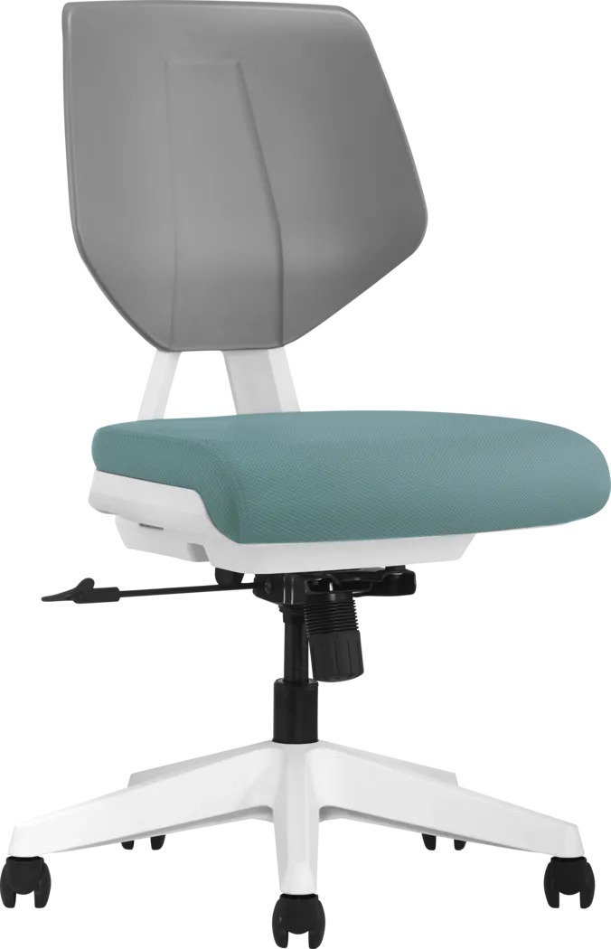 Tobie Teal Office Chair - Thumbnail - Image 1
