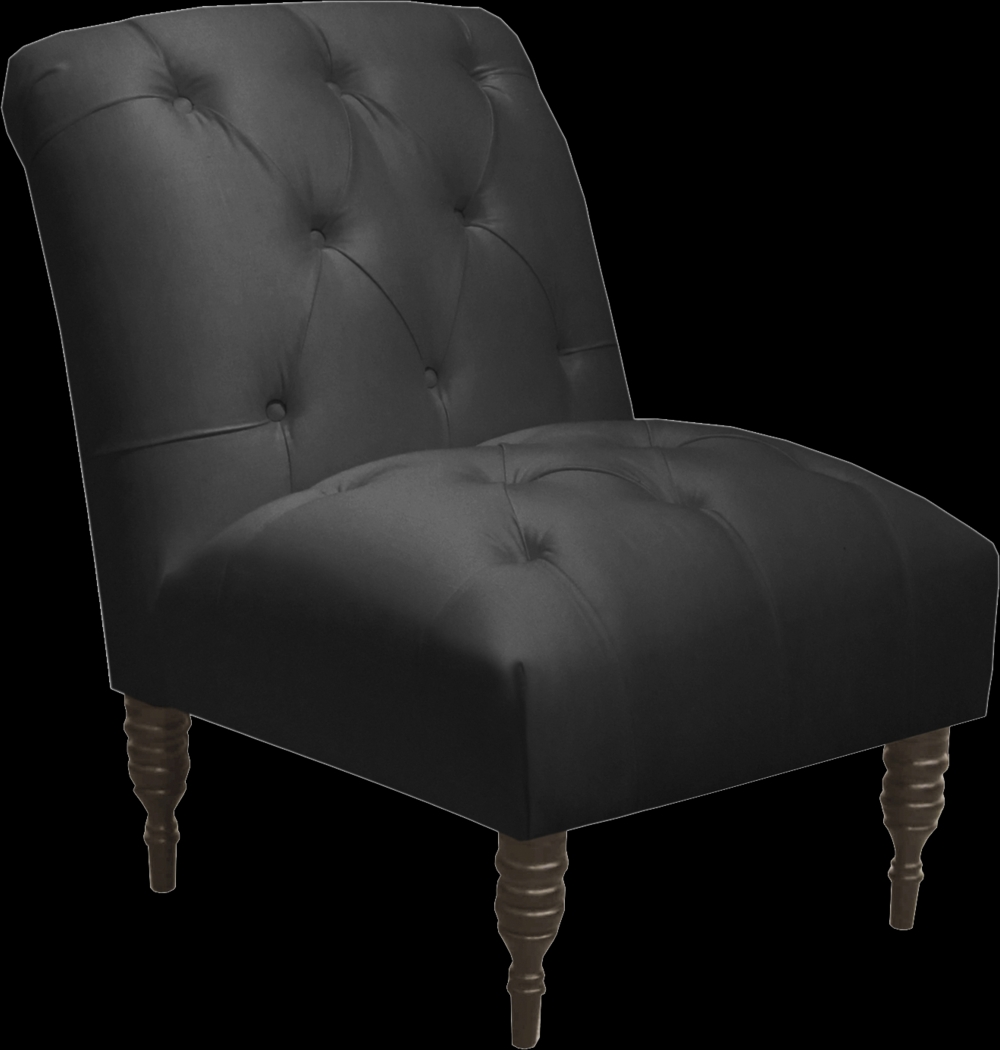Tocarra Black Armless Chair - Thumbnail - Image 1
