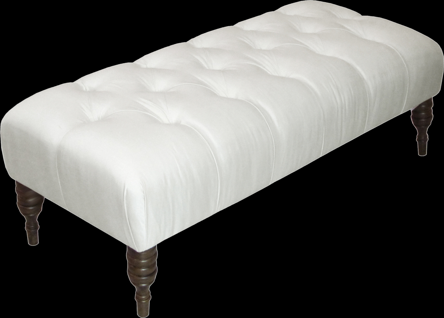 Tocarra Pearl Tufted Bench - Thumbnail - Image 1