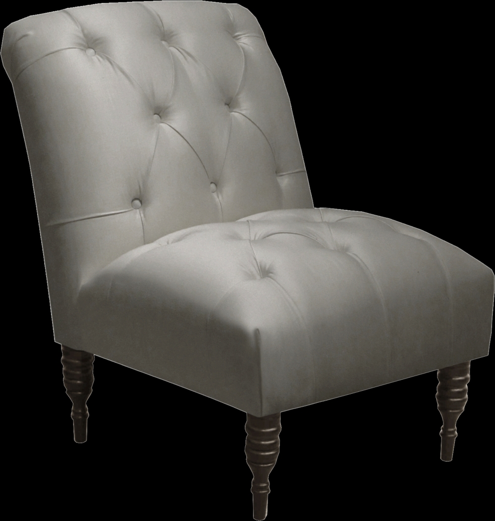 Tocarra Silver Armless Chair - Thumbnail - Image 1