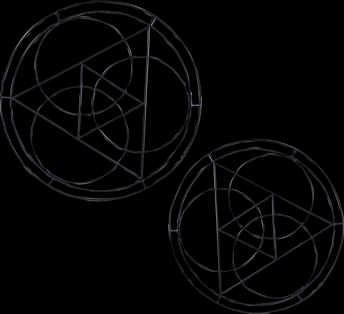 Todville Black Wall Decor, Set of 2 - Thumbnail - Image 3