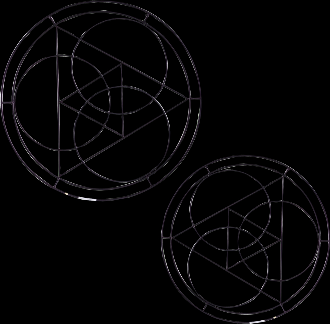 Todville Black Wall Decor, Set of 2 - Thumbnail - Image 4