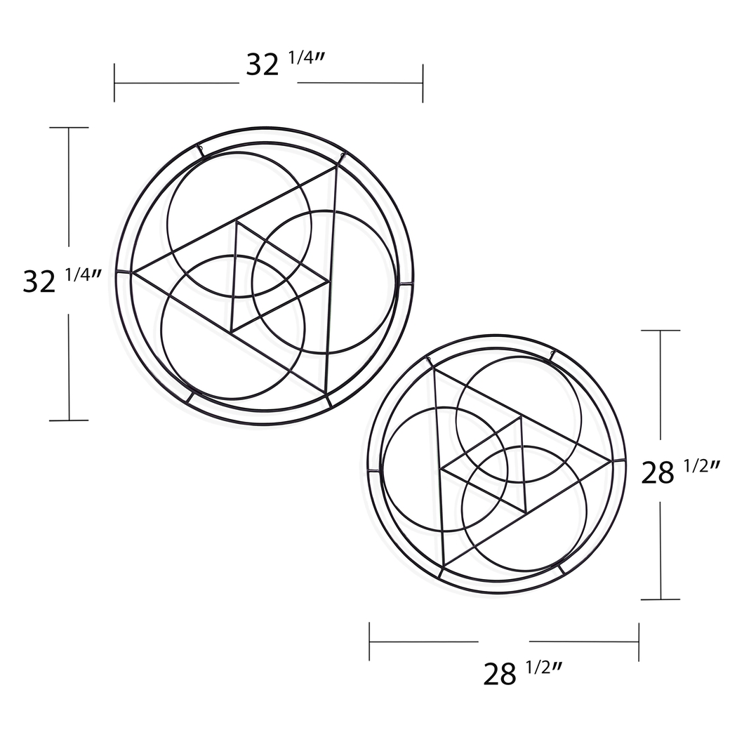 Todville Black Wall Decor, Set of 2 - Thumbnail - Image 7