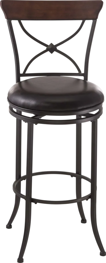 Tofson Gray Swivel Counter Height Stool - Thumbnail - Image 1