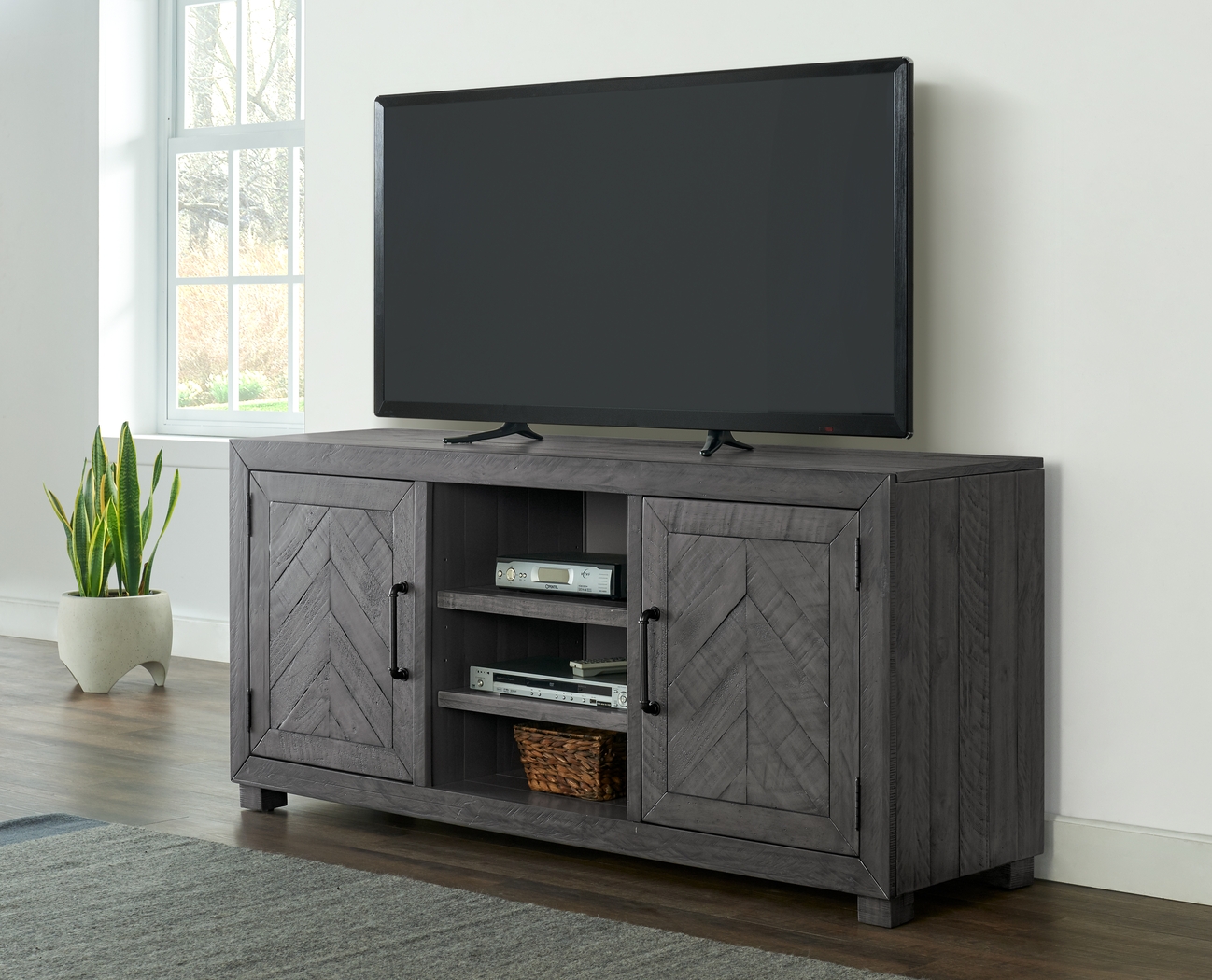 Toiya Brown 65 In. Console - Thumbnail - Image 16