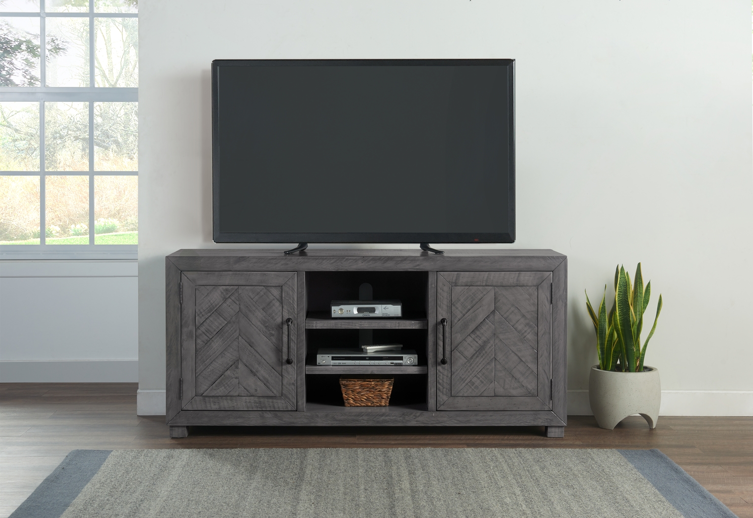 Toiya Brown 65 In. Console - Thumbnail - Image 18