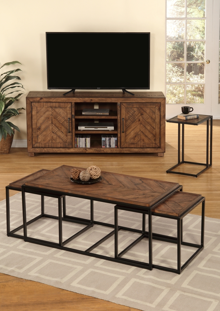 Toiya Brown 65 In. Console - Thumbnail - Image 9