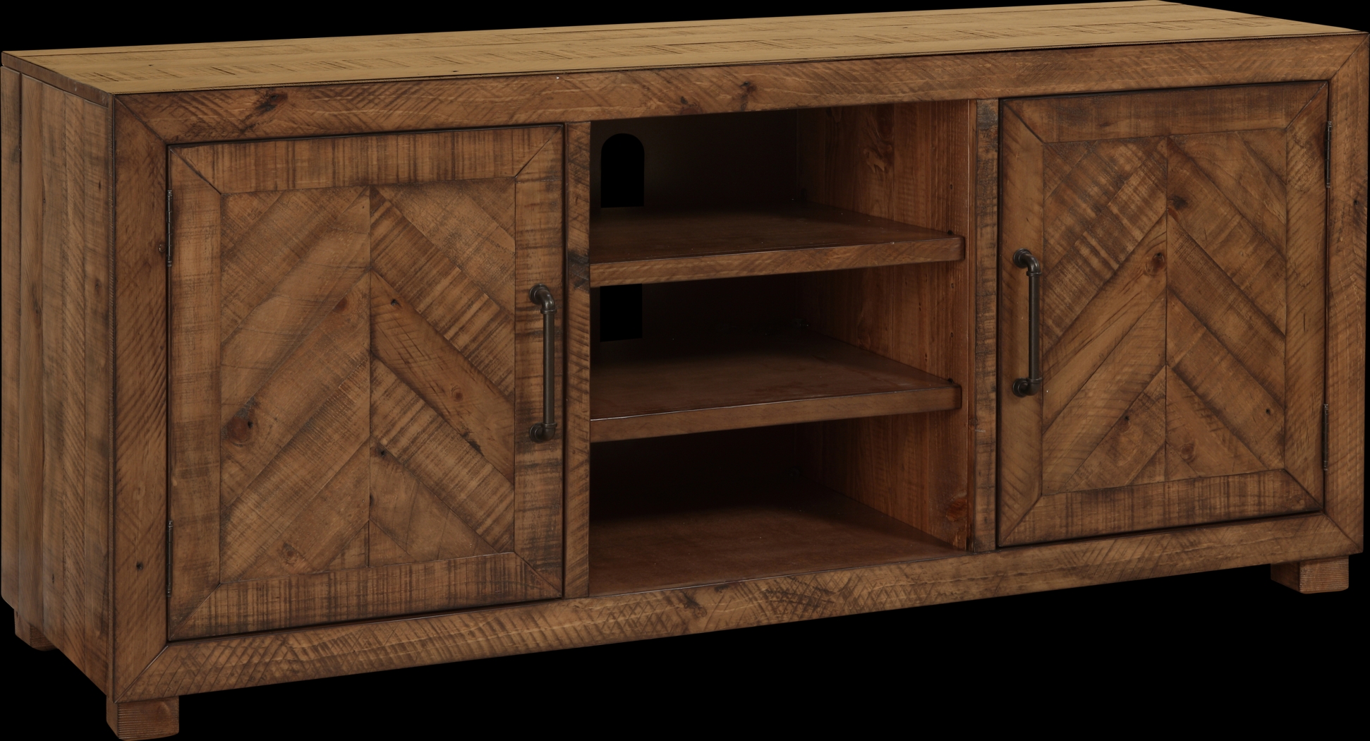 Toiya Brown 65 In. Console - Thumbnail - Image 1