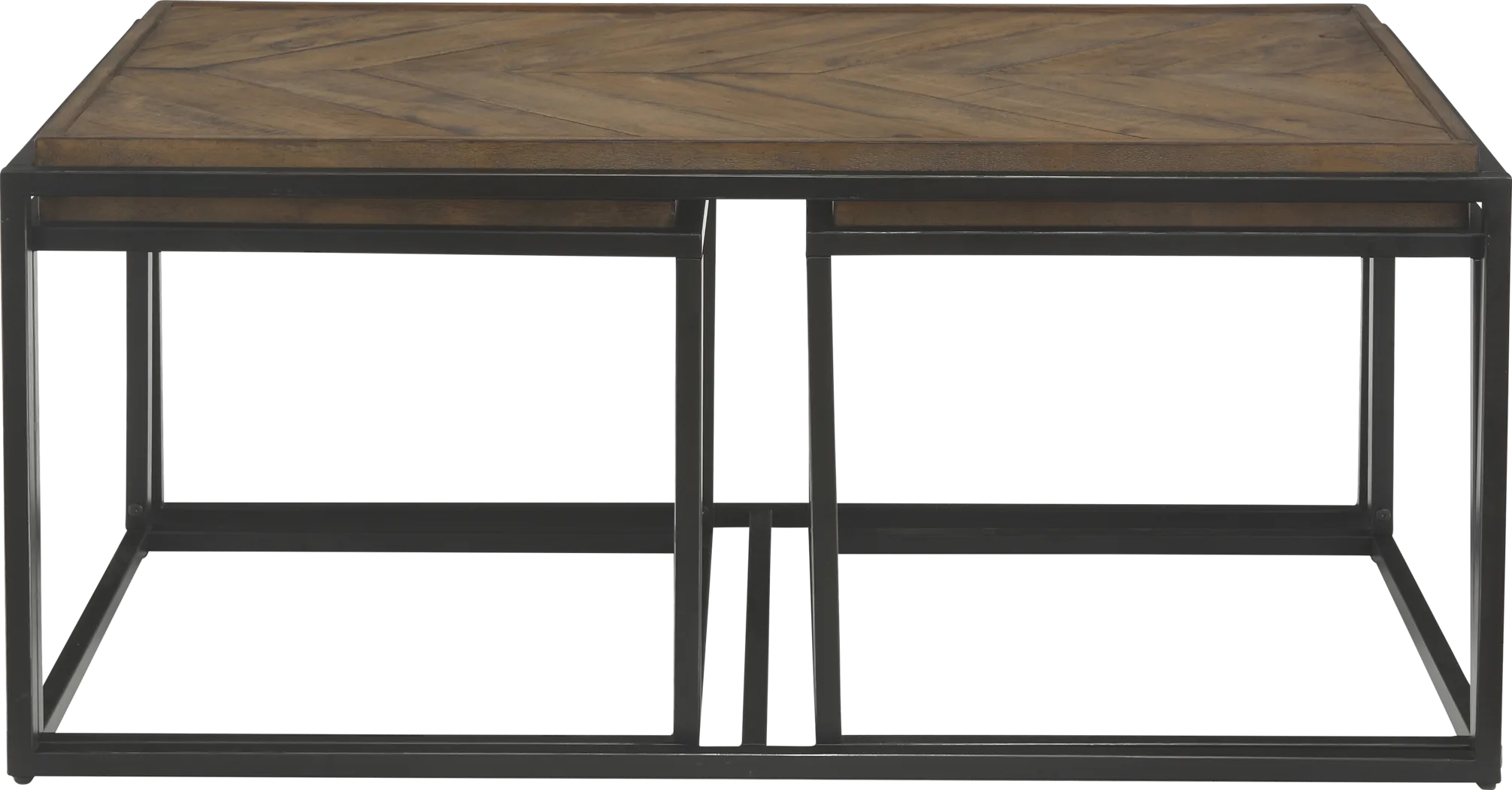 Toiya Brown Cocktail Table, Set of 3 - Thumbnail - Image 2