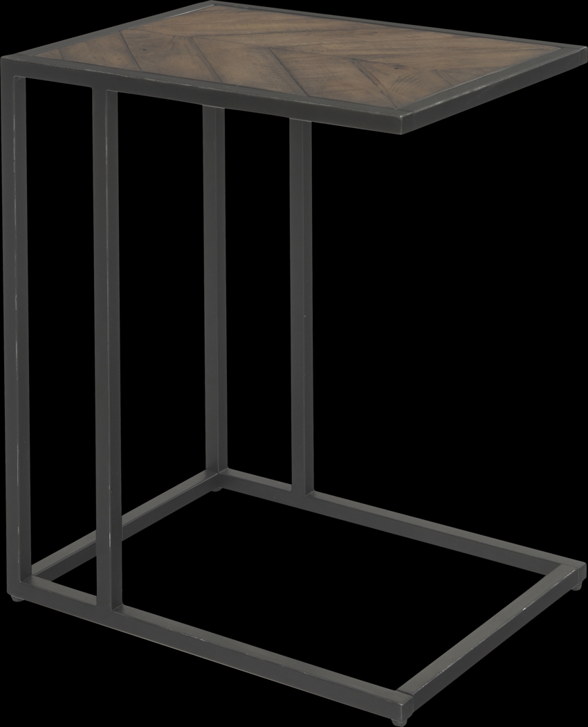 Toiya Brown End Table - Thumbnail - Image 1