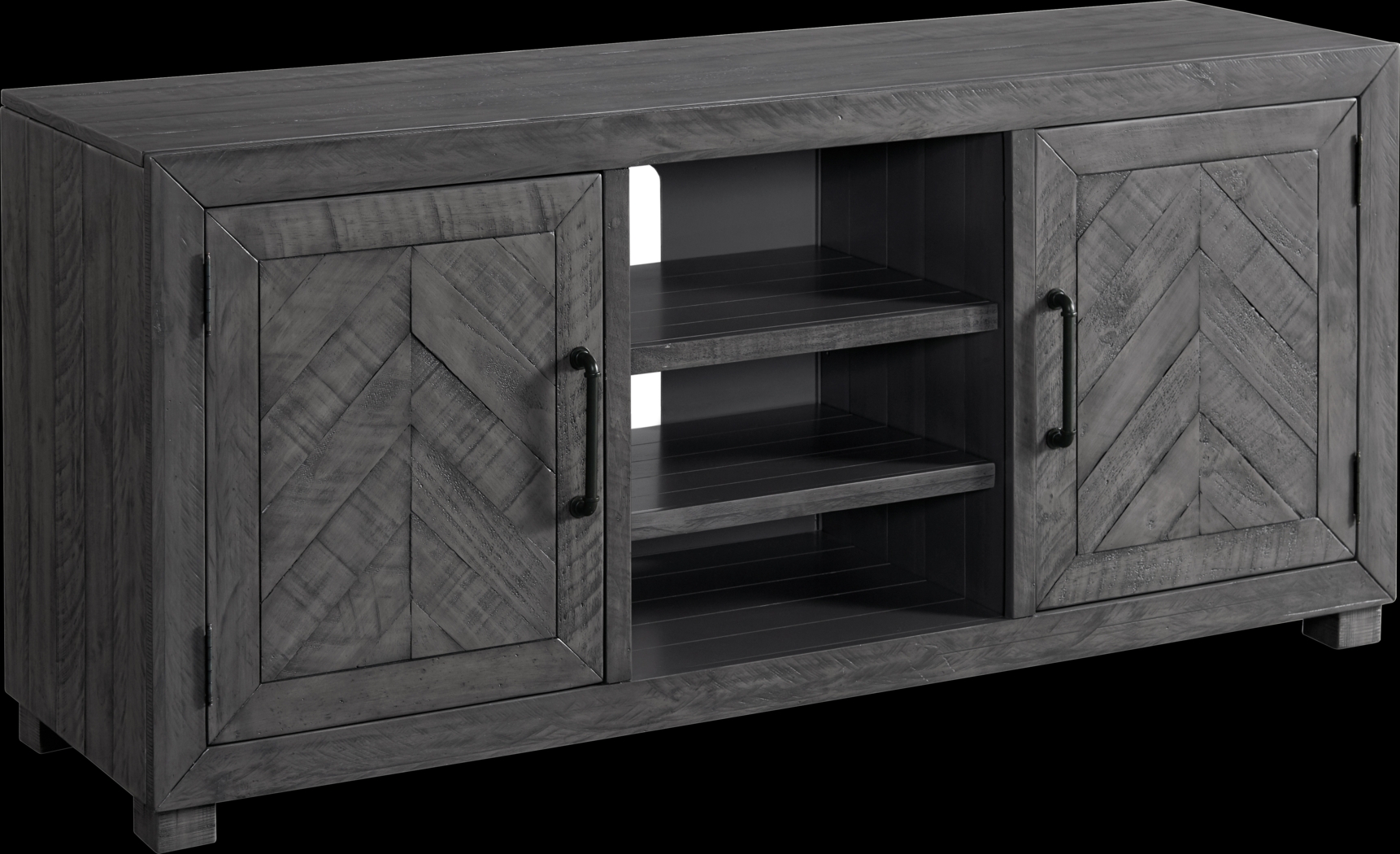 Toiya Gray 65 In. Console - Thumbnail - Image 1