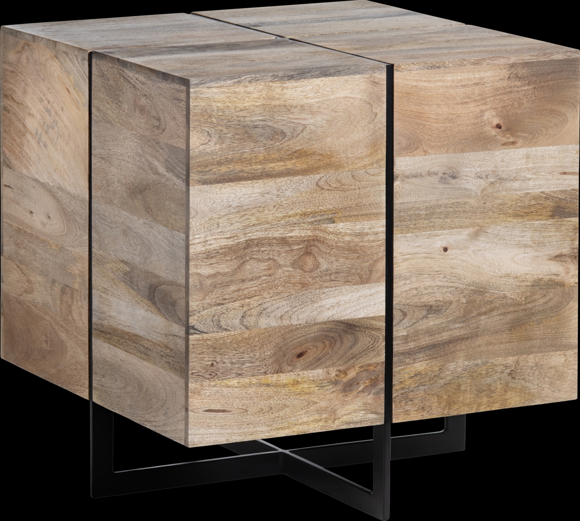 Tokach Tan End Table - Thumbnail - Image 1