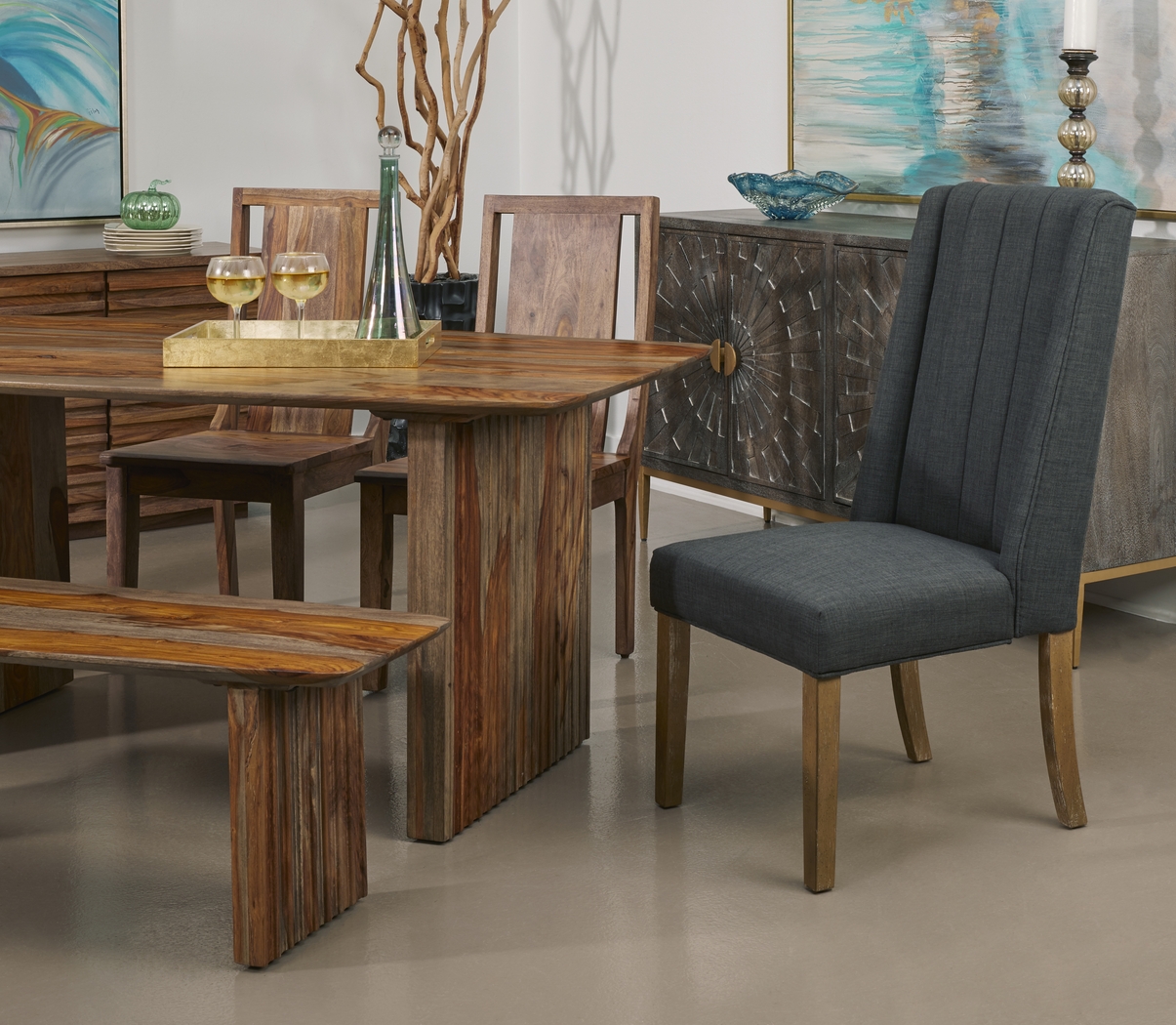 Tokalon Brown Dining Table - Thumbnail - Image 7