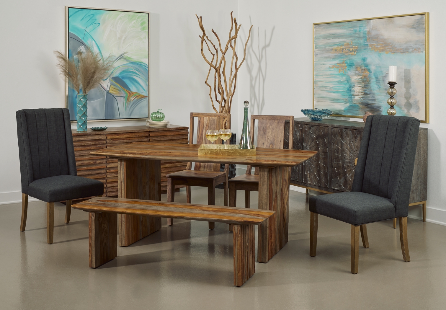 Tokalon Brown Dining Table - Thumbnail - Image 2