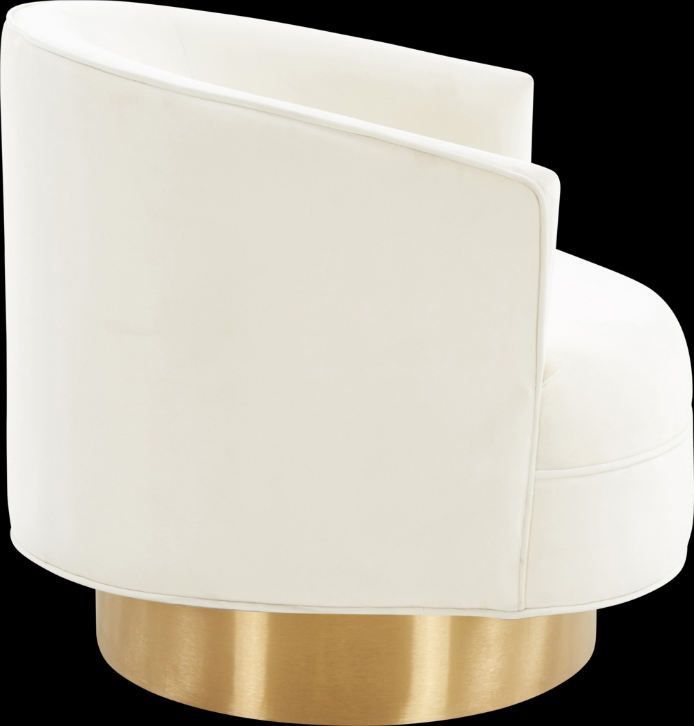 Toleah Cream Accent Chair - Thumbnail - Image 3