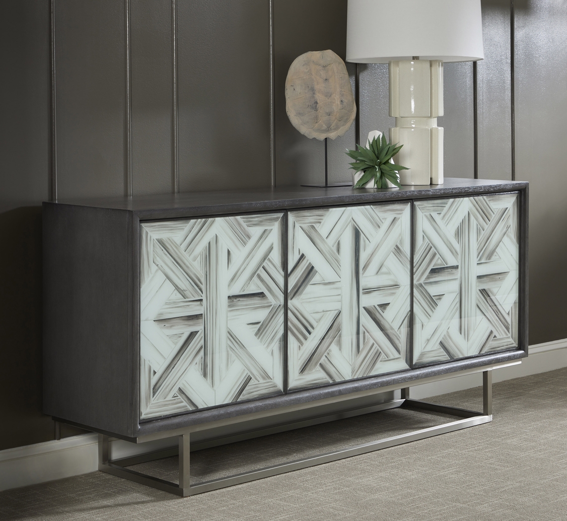Toledanno Gray Credenza - Thumbnail - Image 2