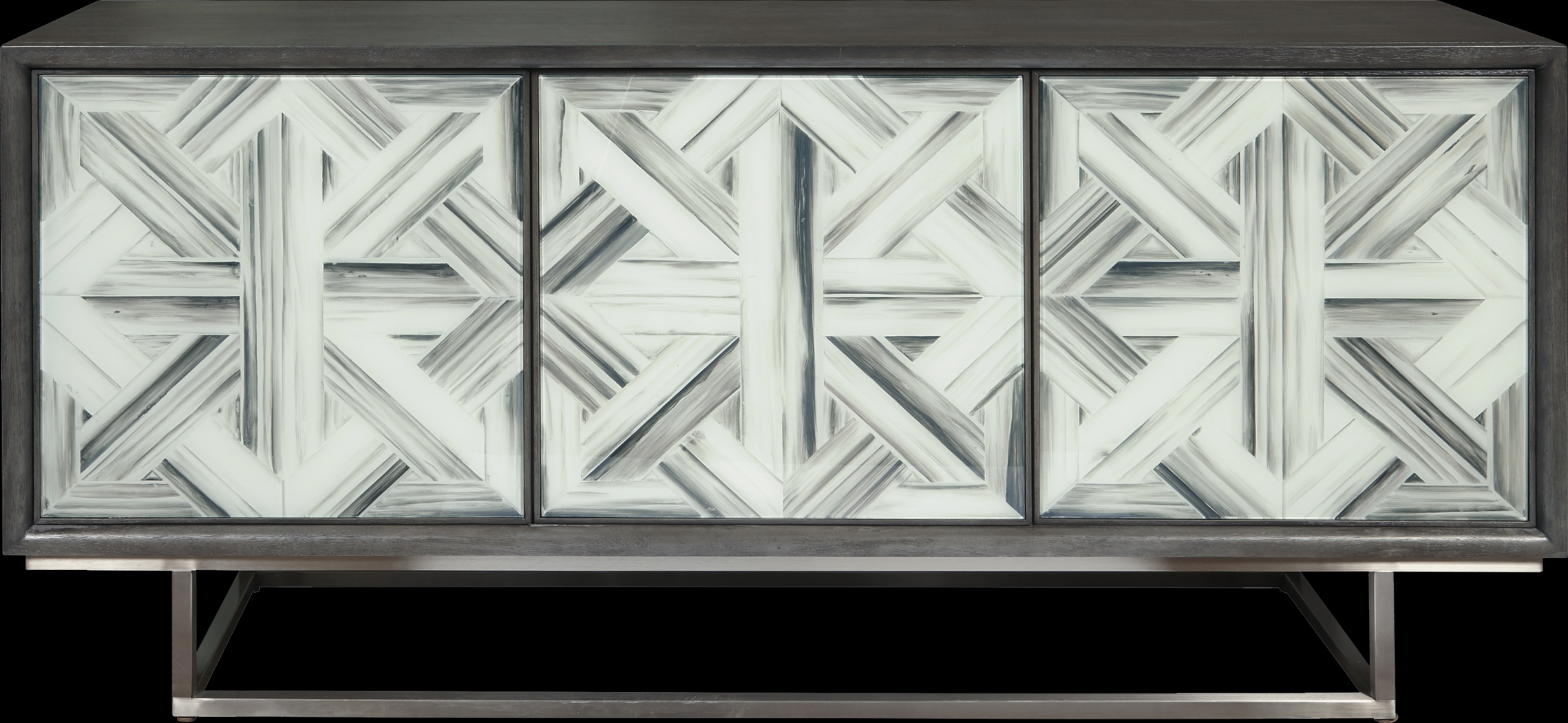 Toledanno Gray Credenza - Thumbnail - Image 4