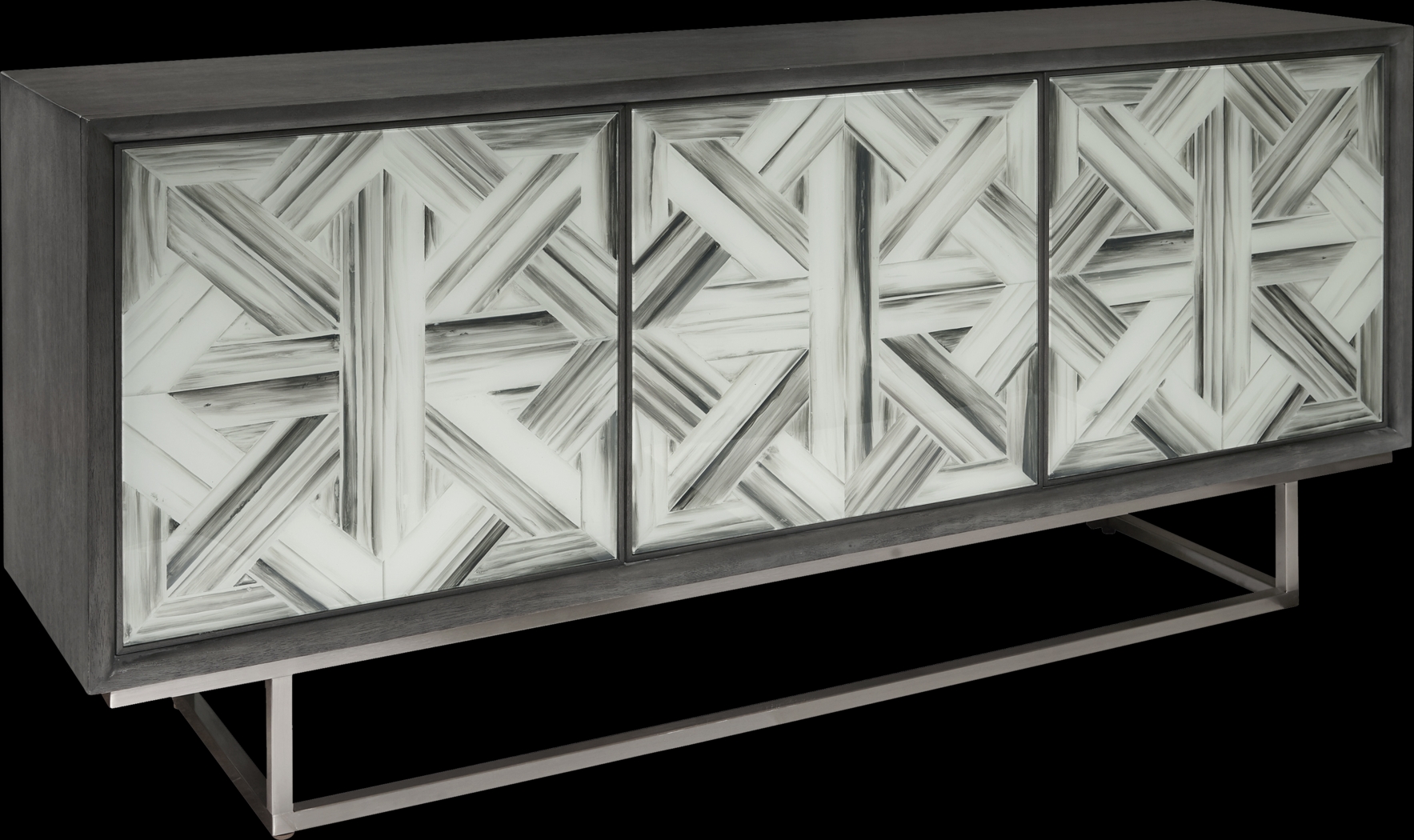 Toledanno Gray Credenza - Thumbnail - Image 1