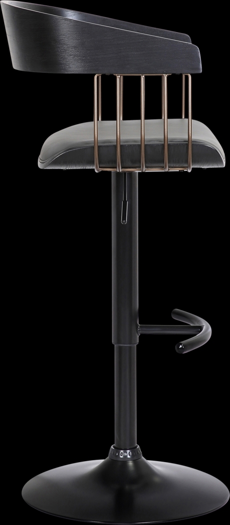 Tolleche Gray Adjustable Barstool - Thumbnail - Image 4